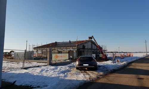 Realizzazione degli impianti per una casa prefabbricata in legno certificata Gas Free