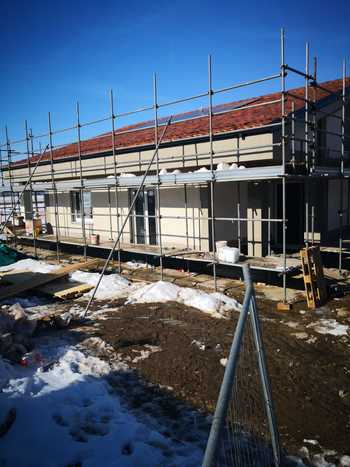 Realizzazione degli impianti per una casa prefabbricata in legno certificata Gas Free