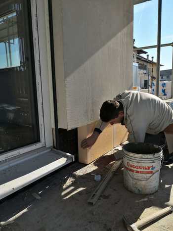 Realizzazione degli impianti per una casa prefabbricata in legno certificata Gas Free