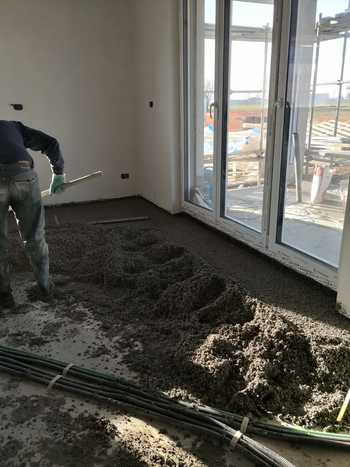 Realizzazione degli impianti per una casa prefabbricata in legno certificata Gas Free