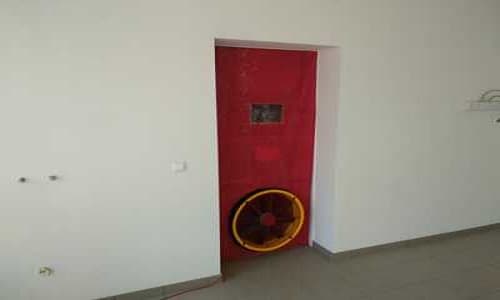 Realizzazione degli impianti per una casa prefabbricata in legno certificata Gas Free