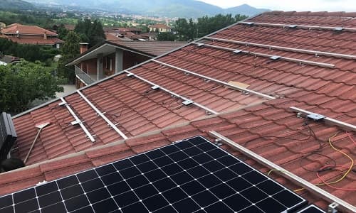 Installazione Impianto Fotovoltaico con ottimizzatori e batteria di accumulo