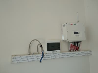 Realizzazione degli impianti per una casa prefabbricata in legno certificata Gas Free