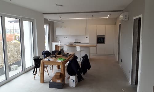 Installazione impiantistica GAS FREE per abitazione LUMAR in Bioedilizia