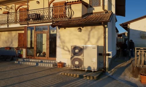 Rimozione della caldaia a GPL e abbandono delle fonti fossili in una villetta