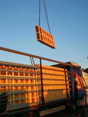 Realizzazione degli impianti per una casa prefabbricata in legno certificata Gas Free