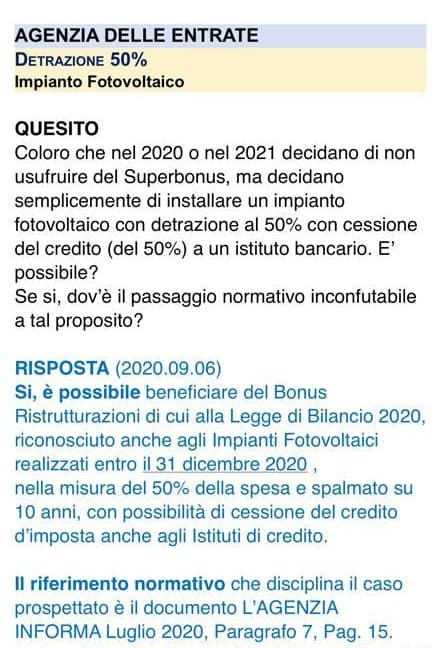 Cessione del credito anche senza Super Eco Bonus 110%