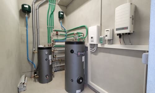 Realizzazione di un nuovo capannone riscaldato e raffrescato con pompa di calore