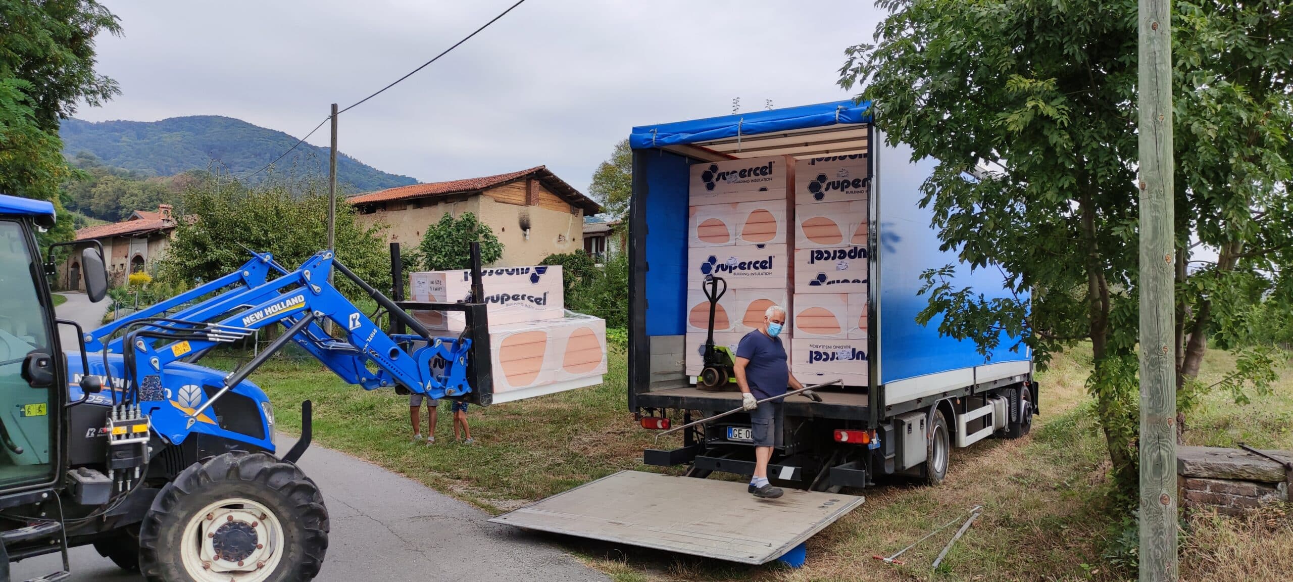 Riqualificazione di un vecchio cascinale per eliminare completamente il gas