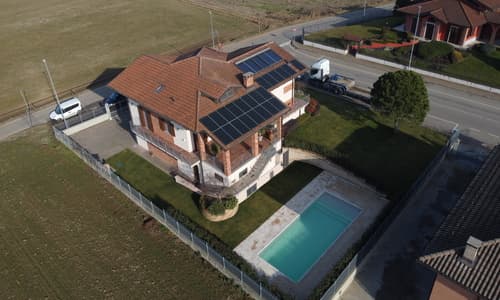Installazione doppio Impianto Fotovoltaico su tetto a tegole