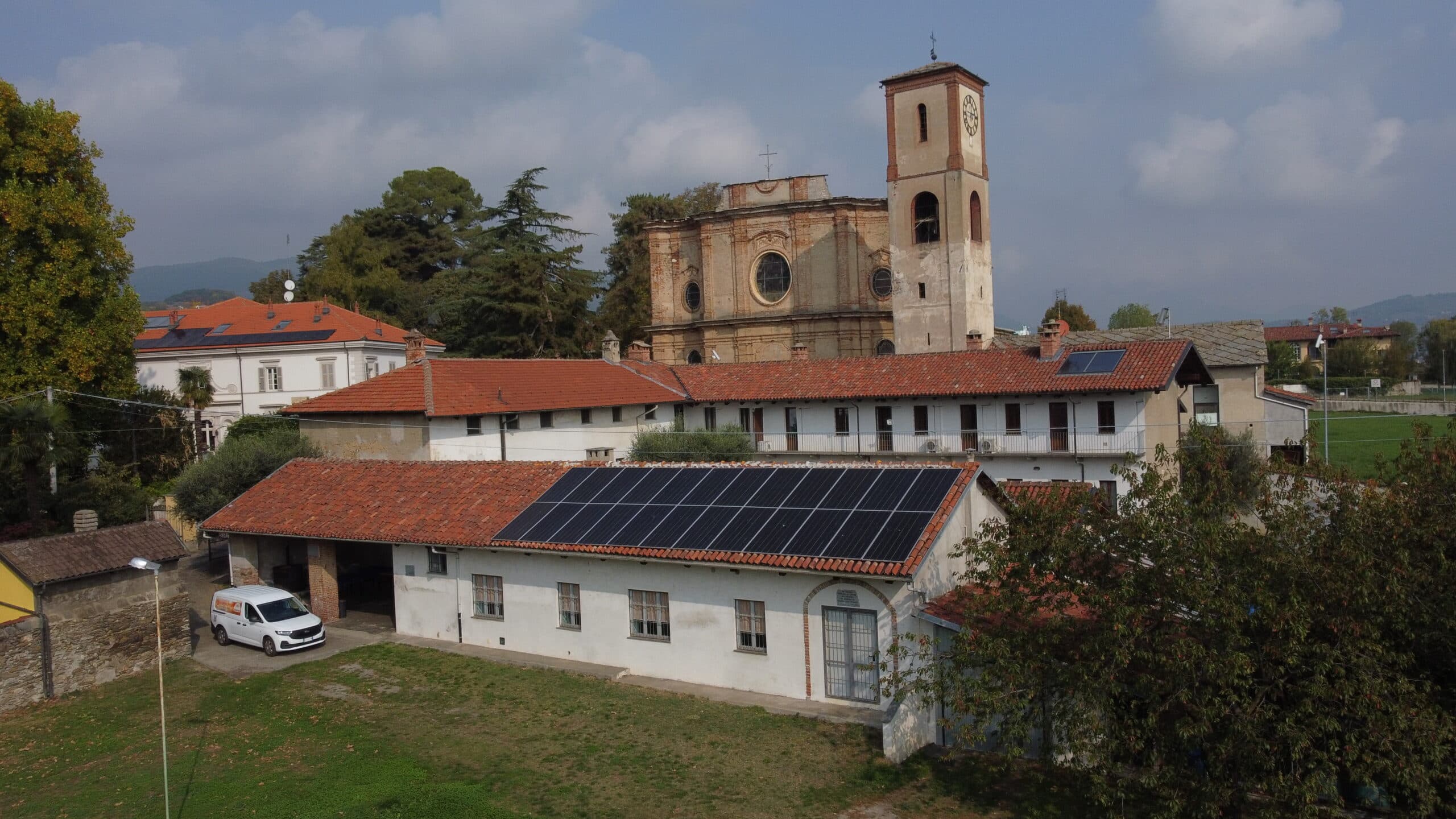 Impianto Fotovoltaico Sunpower - Parrocchia di San Secondo