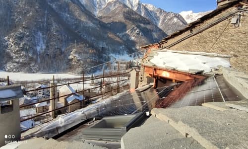 Installazione Pompa di Calore su pavimento radiante in montagna