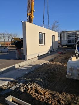 Realizzazione degli impianti per una casa prefabbricata in legno certificata Gas Free