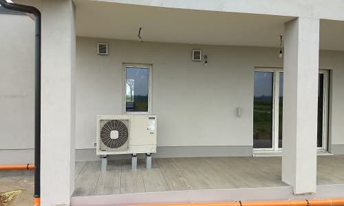 Realizzazione degli impianti per una casa prefabbricata in legno certificata Gas Free