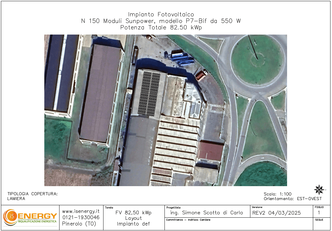 Impianto Fotovoltaico Sunpower - Gervasi Ecologica SRL
