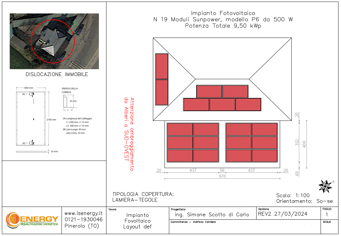 Impianto Fotovoltaico per il Canile di Pinerolo