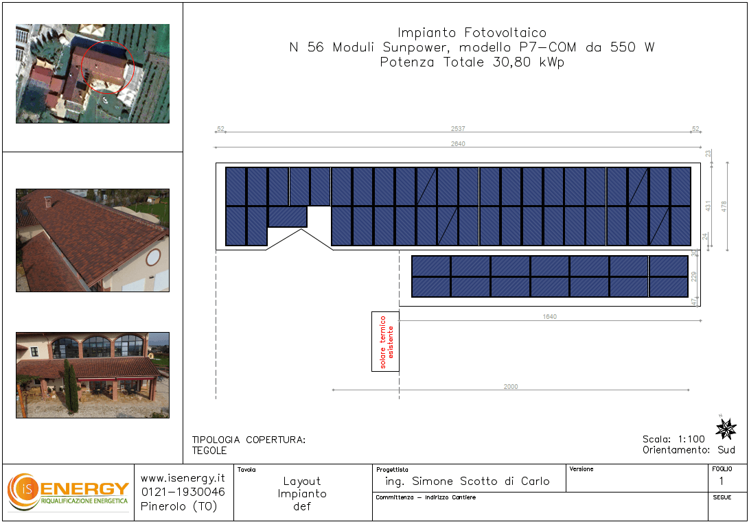 AGRISOLARE - Impianto Fotovoltaico Sunpower
