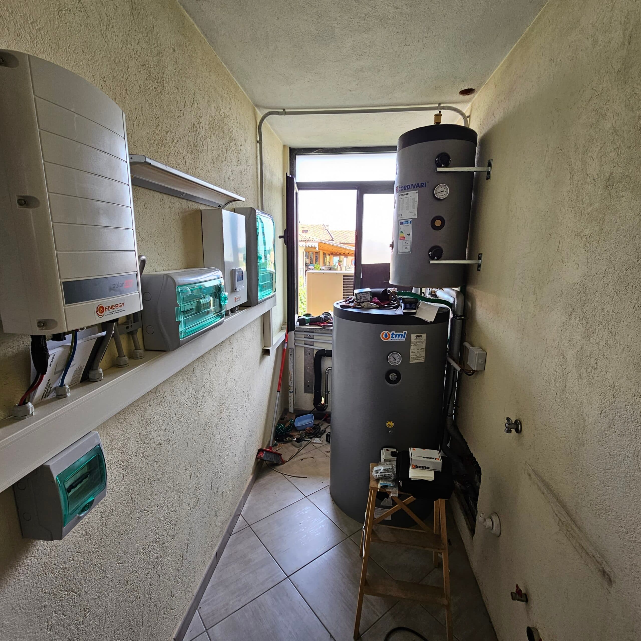 Riqualificazione energetica di un salone di parrucchieri ad Osasco