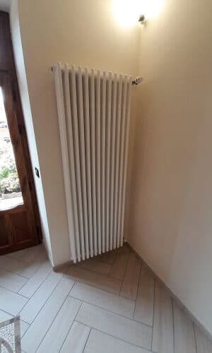 Sostituzione caldaia a GPL collegata a radiatori con pompa di calore ad alta temperatura