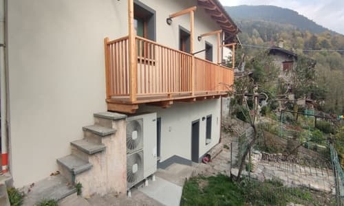 Installazione Pompa di Calore su pavimento radiante in montagna