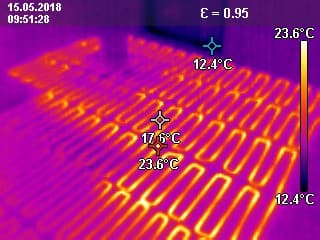 Posa pavimento radiante elettrico per riscaldamento GAS FREE
