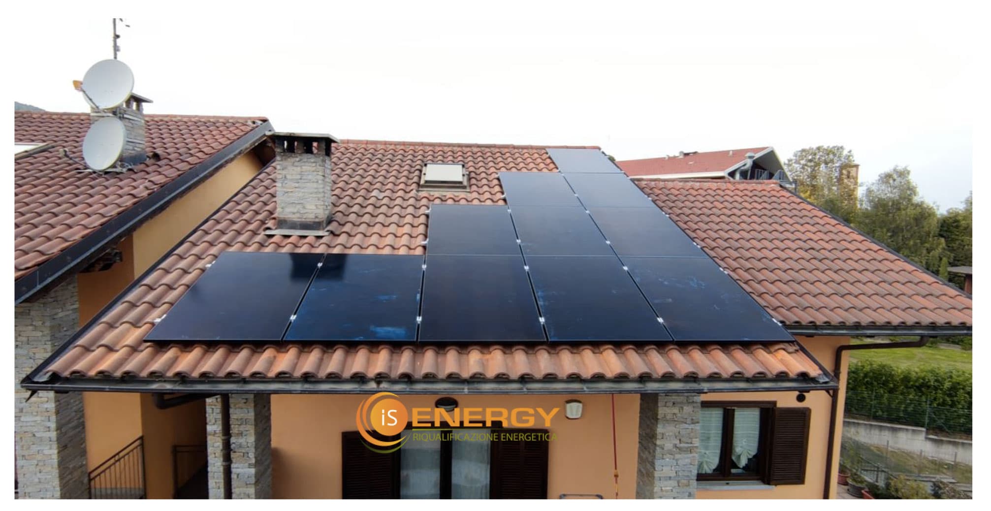 Trasformazione di un appartamento a due piani dalla classe energetica D alla A1