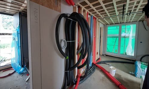 Installazione impianti GAS FREE per un edificio in legno
