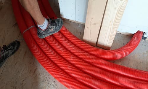 Installazione impianti GAS FREE per un edificio in legno
