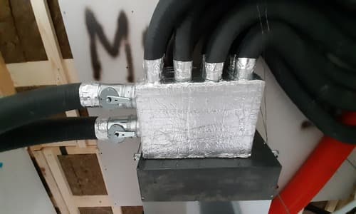 Installazione impianti GAS FREE per un edificio in legno