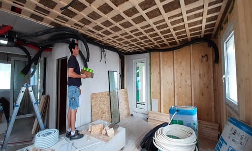 Installazione impianti GAS FREE per un edificio in legno