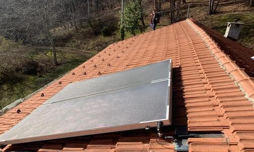 Riqualificazione completa di un immobile montano riscaldato a GPL, su radiatori