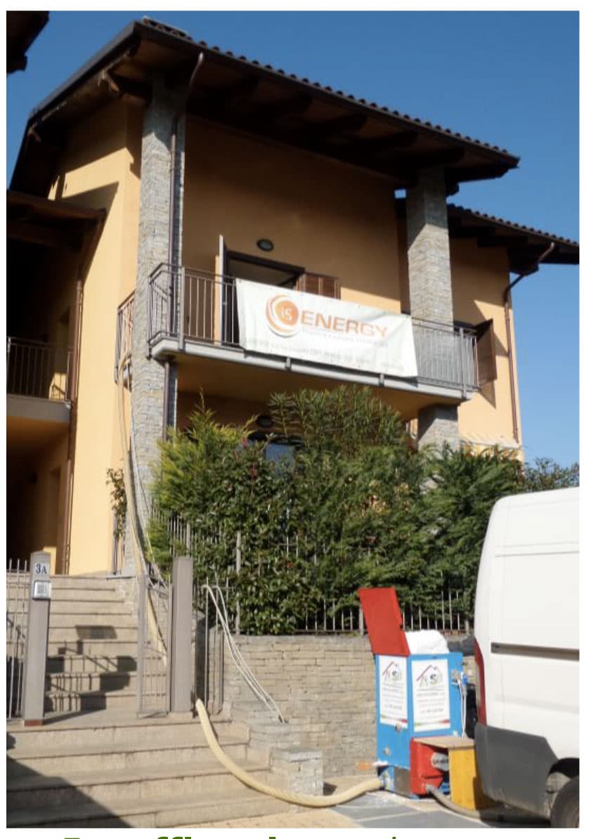 Trasformazione di un appartamento a due piani dalla classe energetica D alla A1