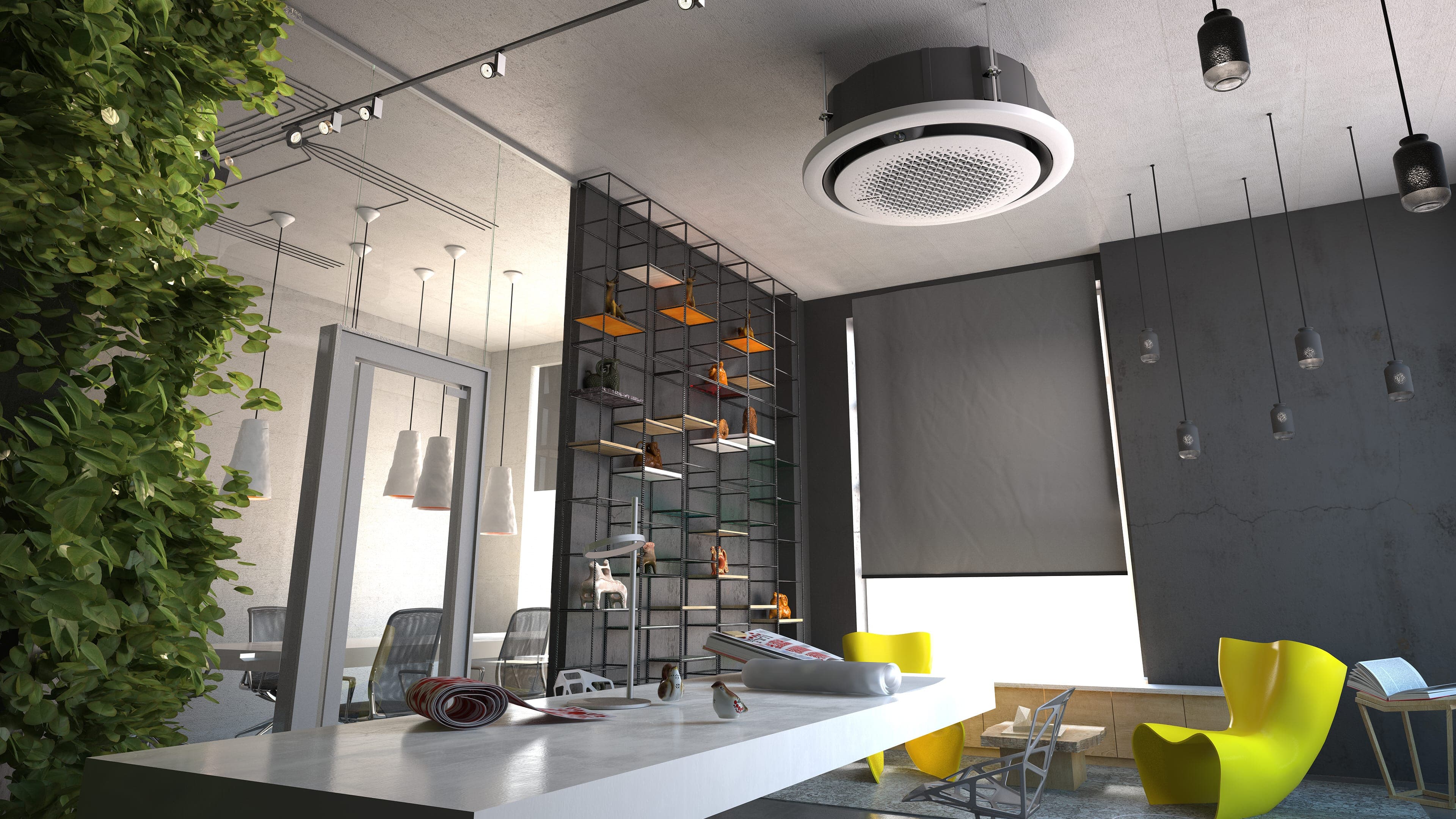 Samsung Cassetta360 installata in un ambiente contemporaneo