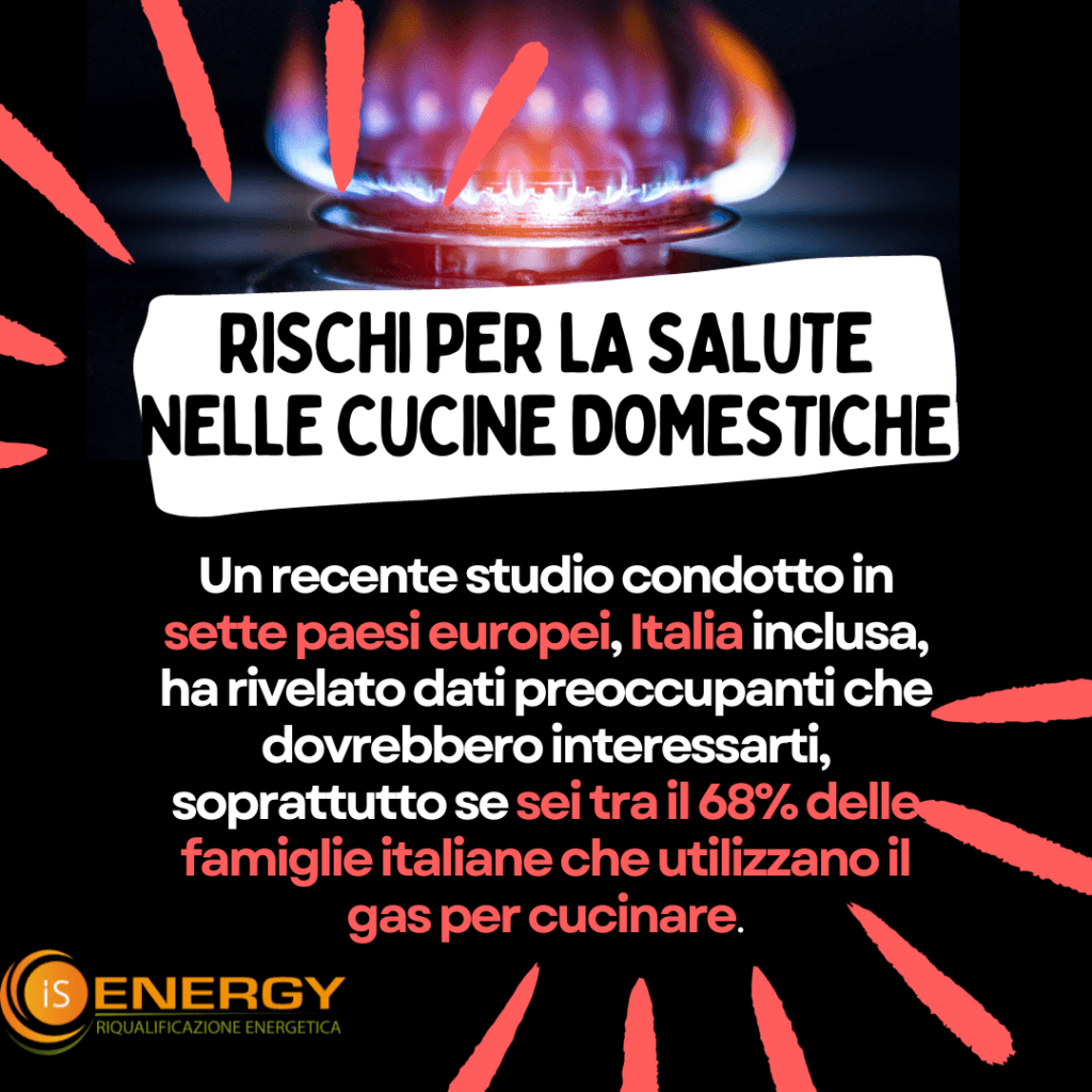 Rischi per la salute nelle cucine a gas